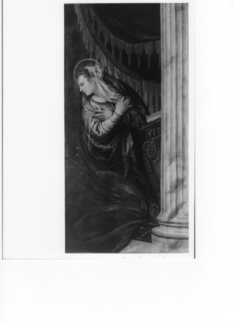 Madonna annunciata, Madonna annunciata (dipinto, opera isolata) - ambito veneto (ultimo quarto sec. XVI)