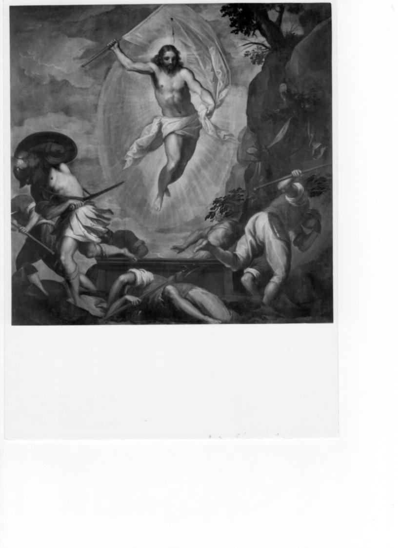 resurrezione di Cristo, resurrezione di Cristo (dipinto, opera isolata) di Negretti Jacopo detto Palma il Giovane (prima metà sec. XVII)