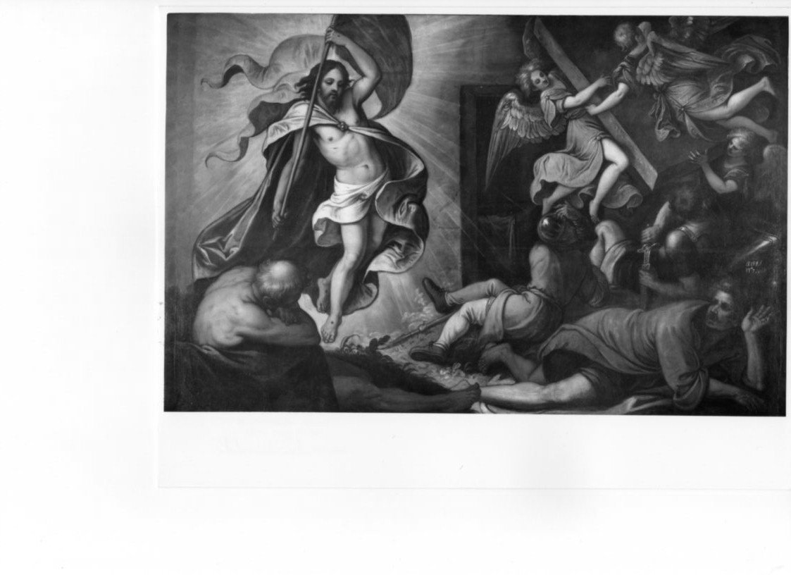 resurrezione di Cristo, resurrezione di Cristo (dipinto, opera isolata) di Negretti Jacopo detto Palma il Giovane (scuola) (ultimo quarto sec. XVI)