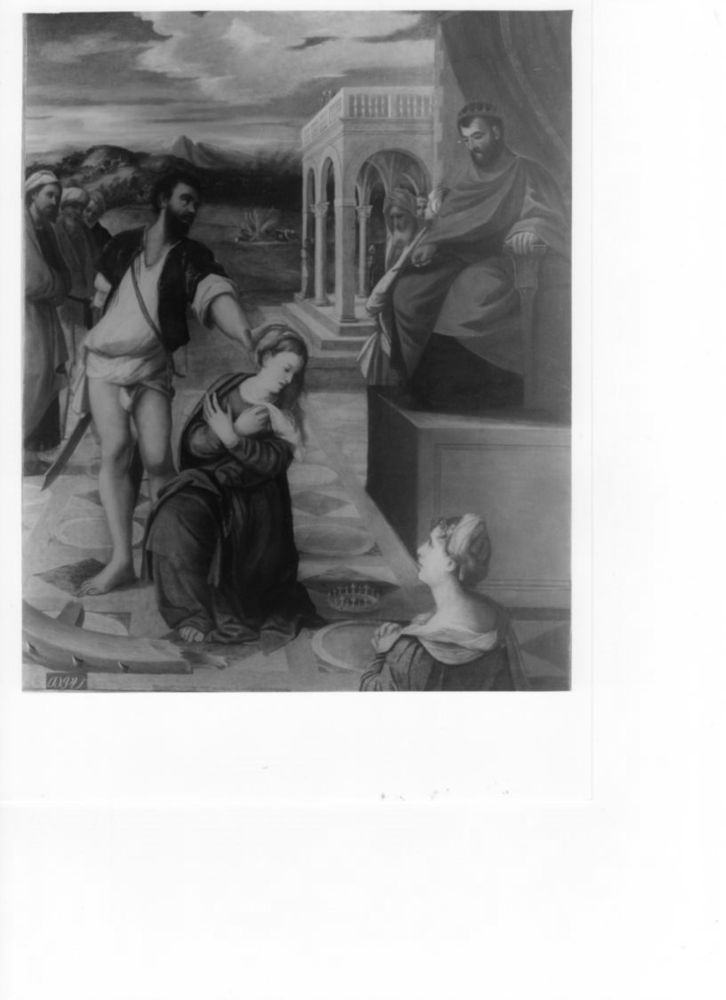 martirio di Santa Caterina d'Alessandria, martirio di Santa Caterina d'Alessandria (dipinto, opera isolata) di De' Pitati Bonifacio detto Bonifacio Veronese (prima metà sec. XVI)
