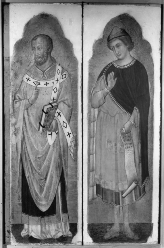 San Daniele e San Nicolò, San Daniele e San Nicolò (dipinto, opera isolata) di Jacobello di Bonomo (attribuito) (seconda metà sec. XIV)