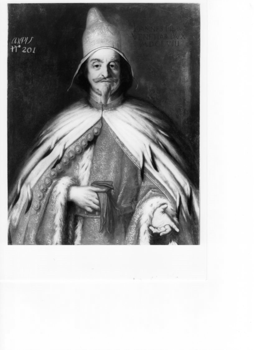 ritratto del Doge Giovanni Pesaro, ritratto d'uomo (dipinto, opera isolata) - ambito veneto (metà sec. XVII)