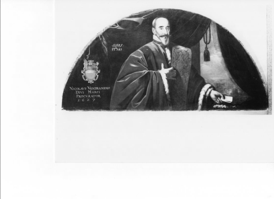 ritratto di Nicolò Vendramin, ritratto d'uomo (dipinto, opera isolata) - ambito veneto (secondo quarto sec. XVII)