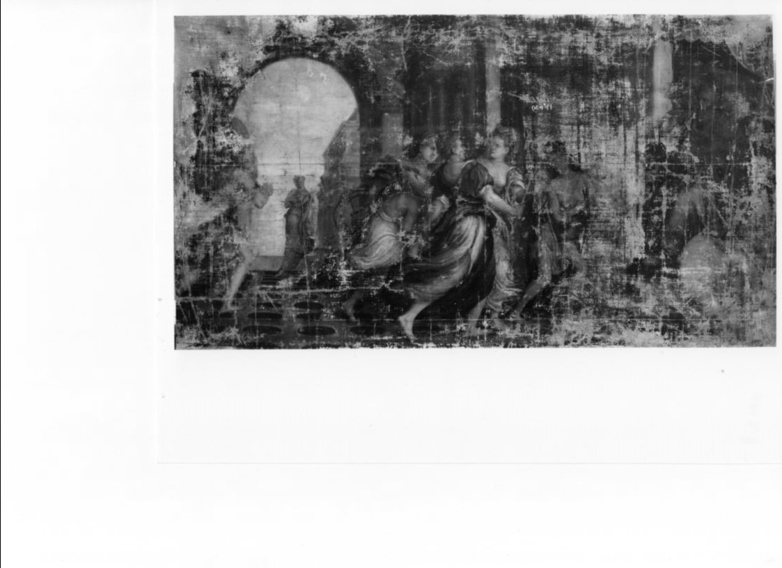 Virtù che scaccia la Falsità, Virtù che scaccia la Falsità (dipinto, opera isolata) di Vassillacchi Antonio detto Aliense (secc. XVI/ XVII)