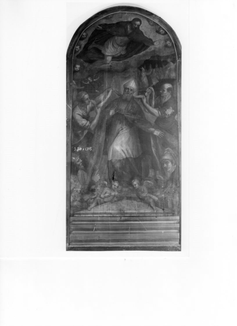 martirio di San Paolino Vescovo di Nola, martirio di San Paolino Vescovo di Nola (dipinto, opera isolata) di Robusti Domenico detto Domenico Tintoretto (secc. XVI/ XVII)