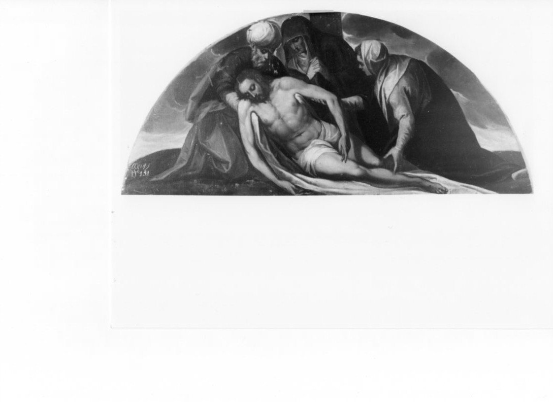 Cristo deposto dalla croce, Cristo deposto dalla croce (dipinto, opera isolata) di Robusti Jacopo detto Jacopo Tintoretto (bottega) (seconda metà sec. XVI)