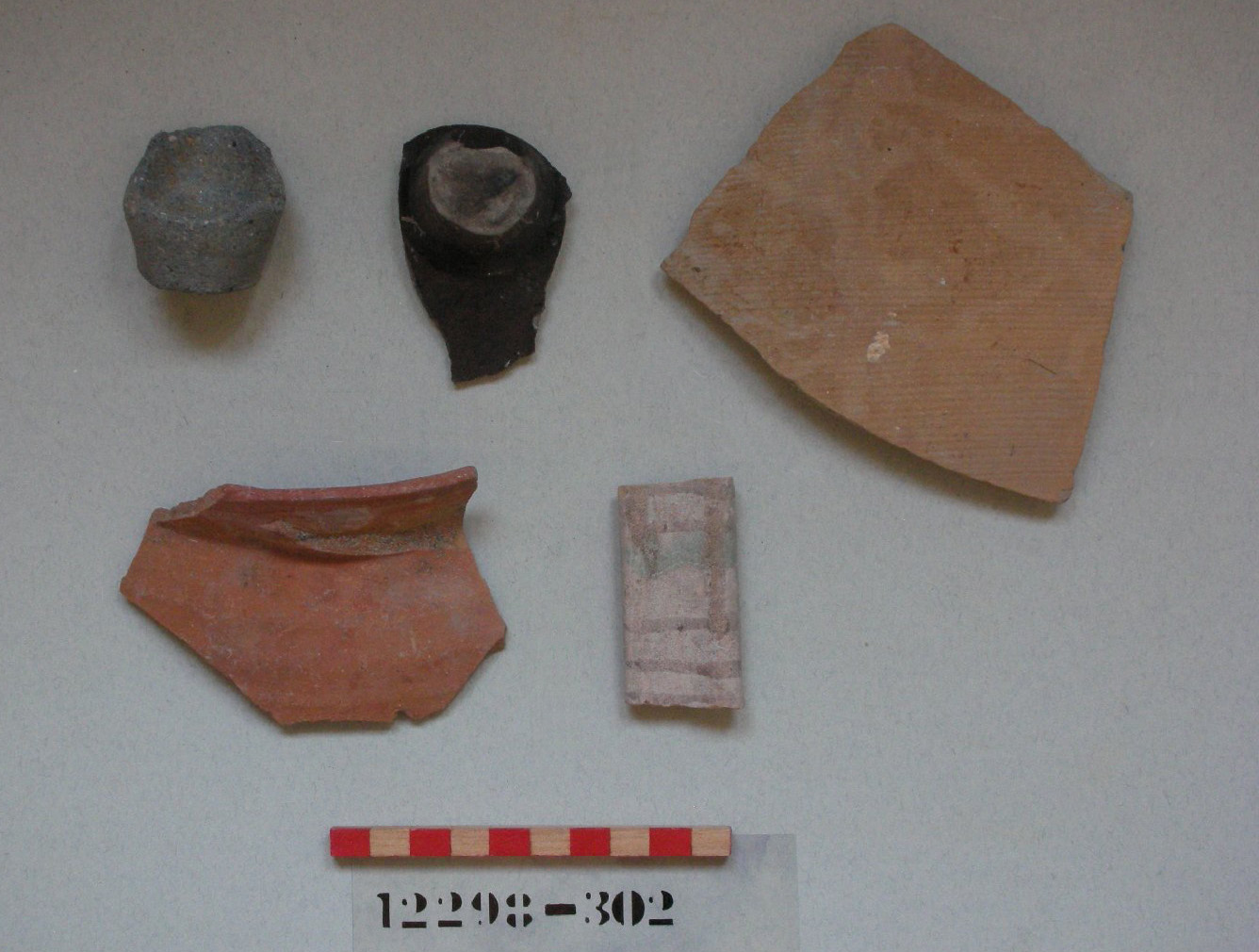 anfora, frammento - ambito mediterraneo (secc. XIII/ XIV)