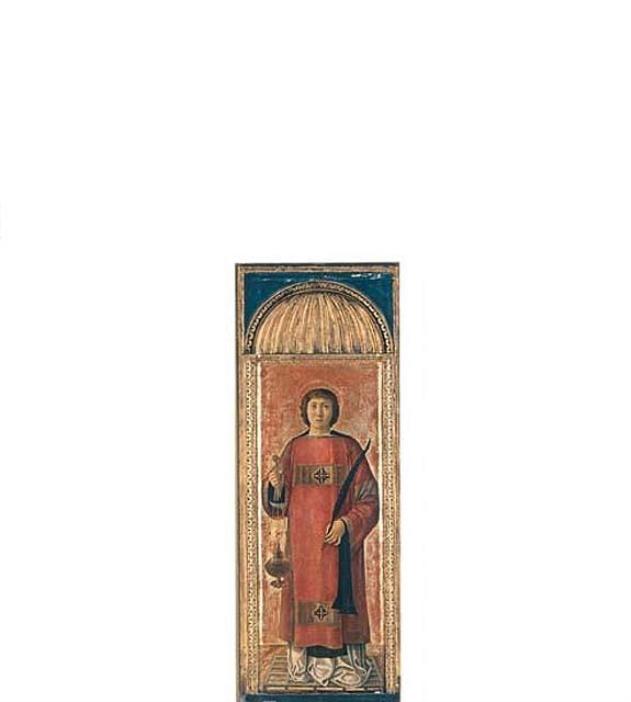 Trittico di San Lorenzo, San Lorenzo (dipinto, elemento d'insieme) di Bellini Giovanni detto Giambellino, Bellini Gentile, Bellini Jacopo (secc. XV/ XVI)