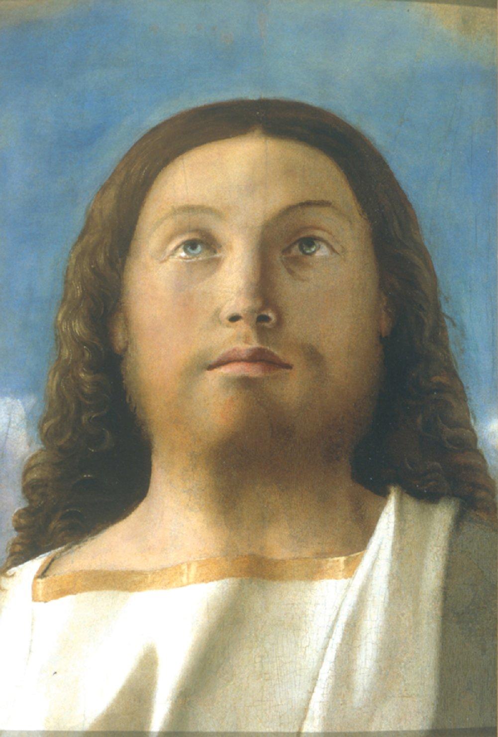 Testa di Cristo, Cristo (dipinto) di Bellini Giovanni detto Giambellino (secc. XV/ XVI)