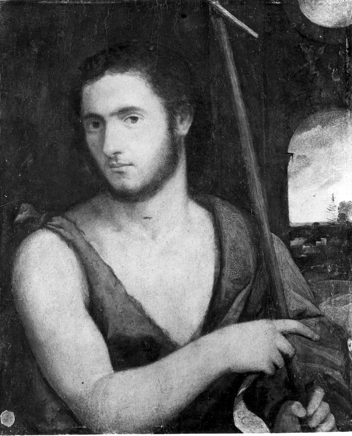 San Giovanni Battista (dipinto, opera isolata) - ambito veneto (secc. XV/ XVI)