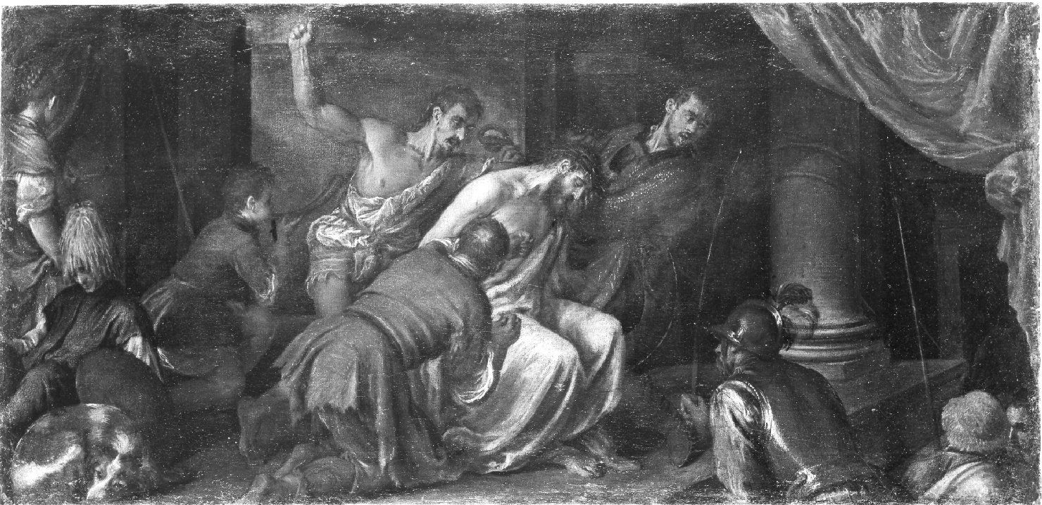 Cristo deriso (dipinto) di Da Ponte Jacopo detto Jacopo Bassano (bottega) (sec. XVI)