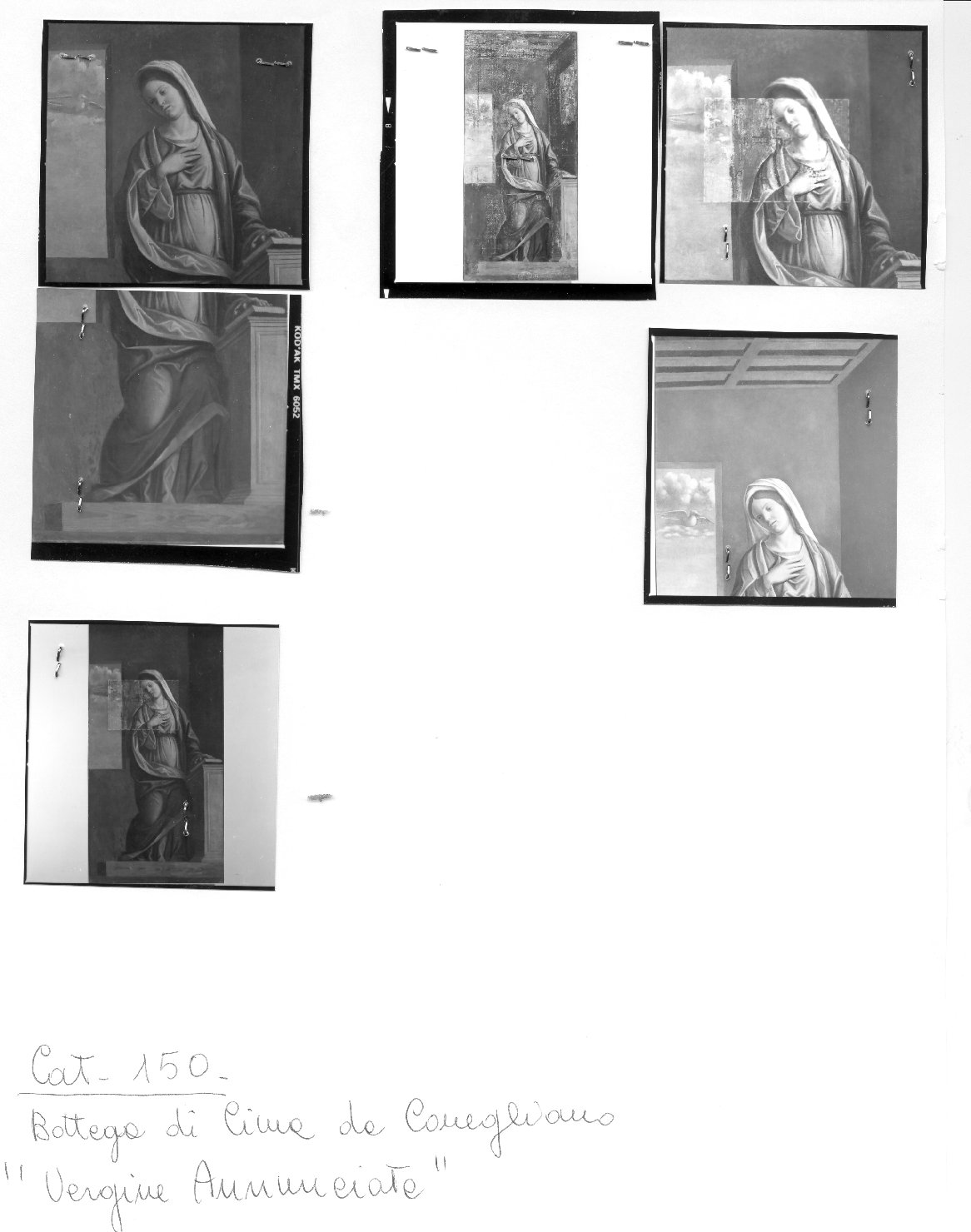 Madonna annunciata (dipinto, elemento d'insieme) di Cima Giovanni Battista detto Cima da Conegliano (bottega) (secc. XV/ XVI)