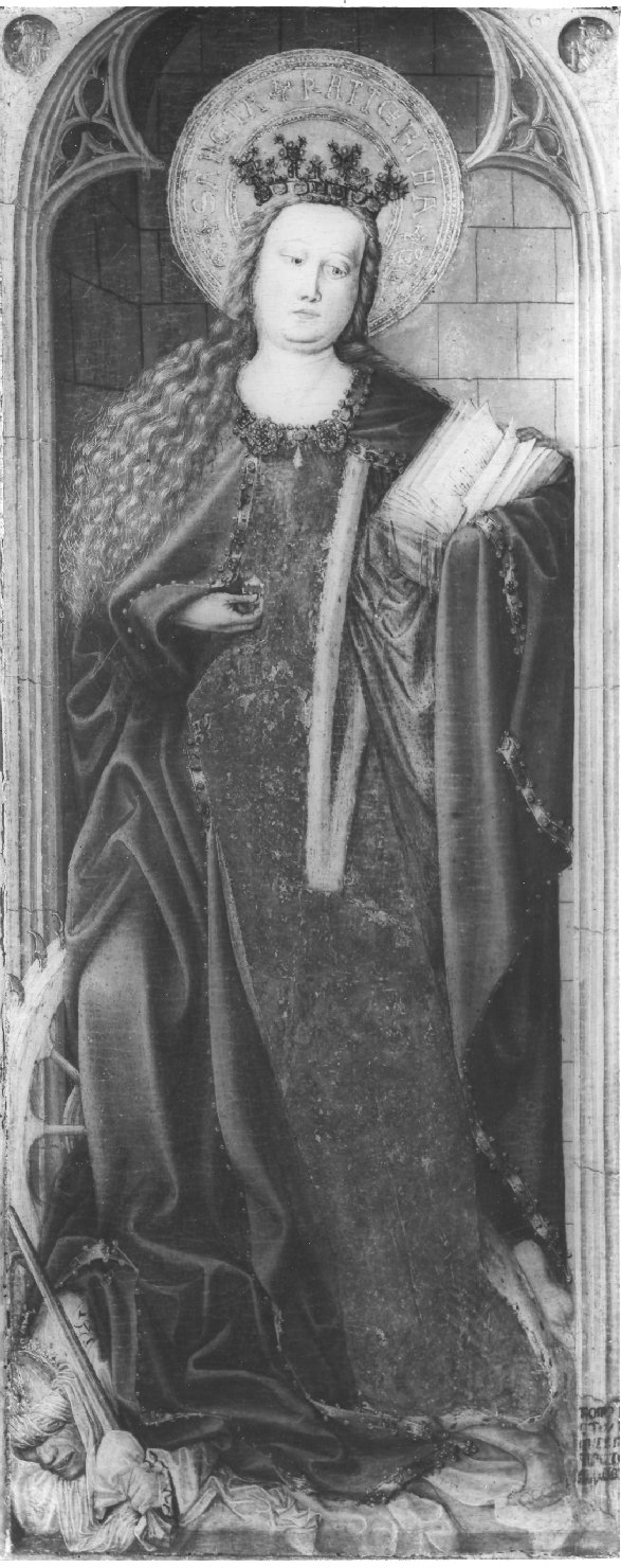 Santa Caterina d'Alessandria (dipinto) di Ammann Jost (attribuito) (prima metà sec. XVI)