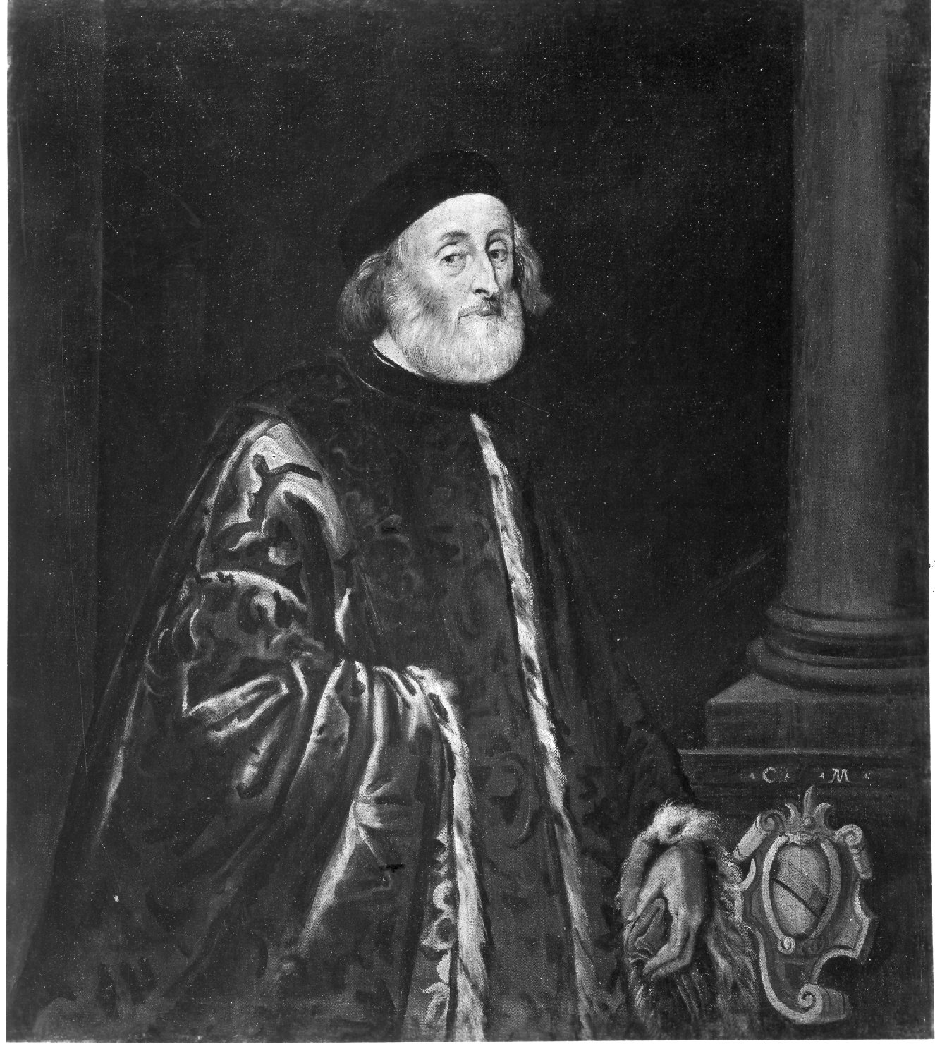 Ritratto del procuratore Carlo Morosini (dipinto) di Robusti Jacopo detto Jacopo Tintoretto (bottega) (terzo quarto sec. XVI)