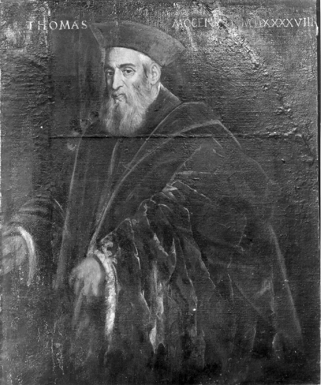 Ritratto di Tommaso Mocenigo, ritratto d'uomo (dipinto, opera isolata) di Robusti Domenico detto Domenico Tintoretto (attribuito) (sec. XVI)
