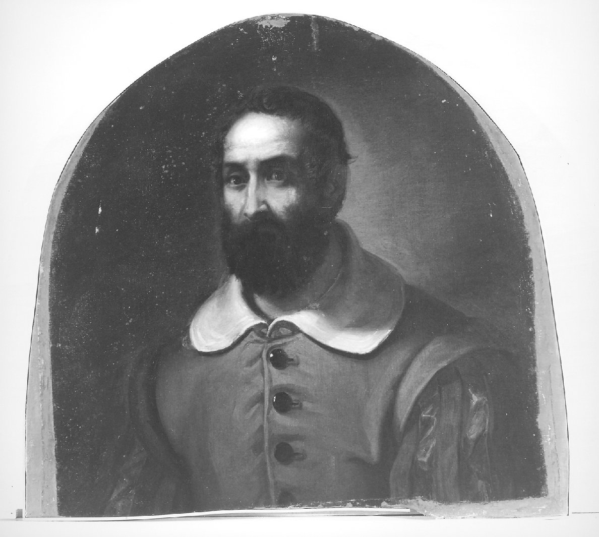 Ritratto di pittore veneto (dipinto, opera isolata) - ambito veneziano (metà sec. XIX)