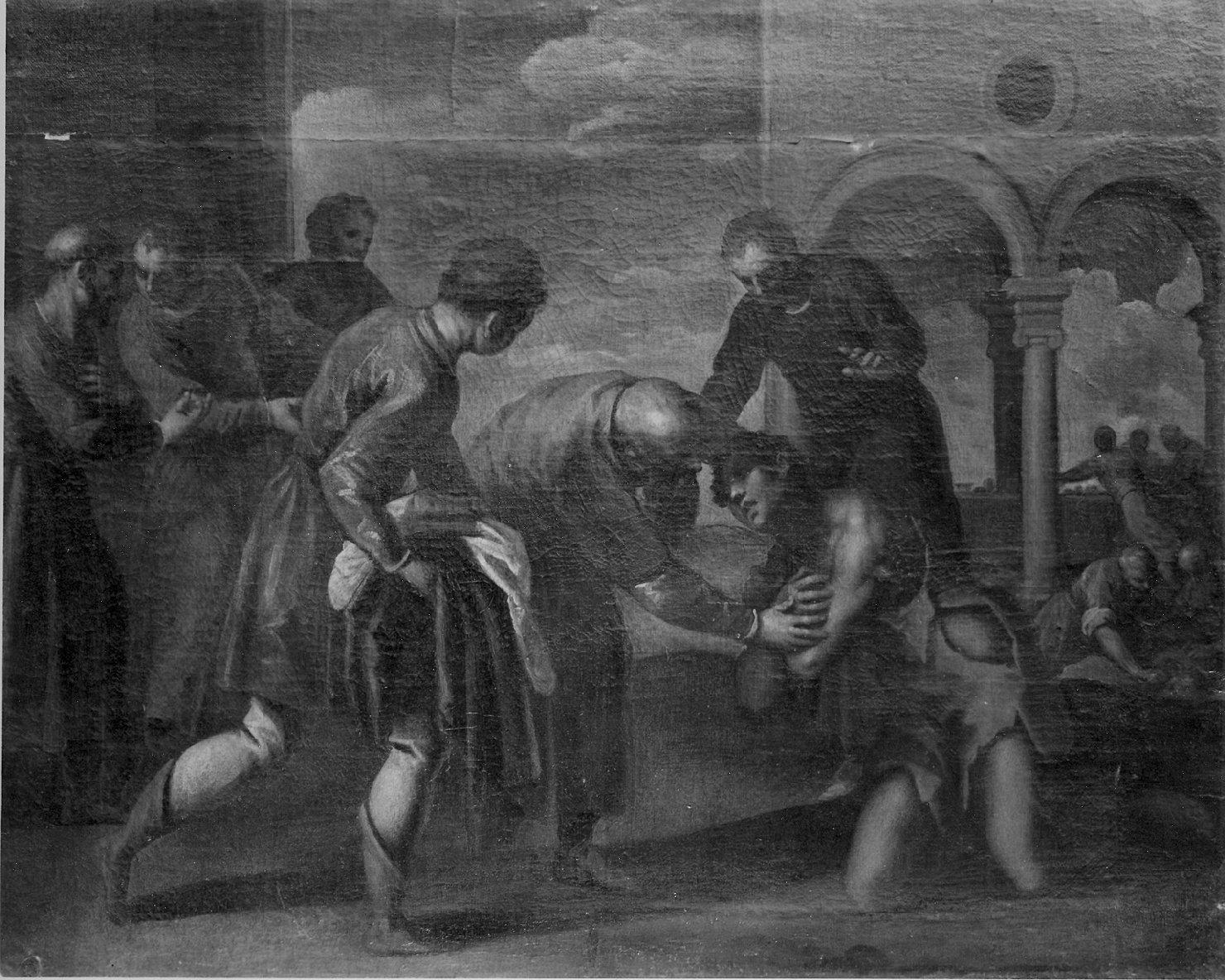 Il ritorno del figliol prodigo (dipinto, opera isolata) di Negretti Jacopo detto Palma il Giovane (secc. XVI/ XVII)