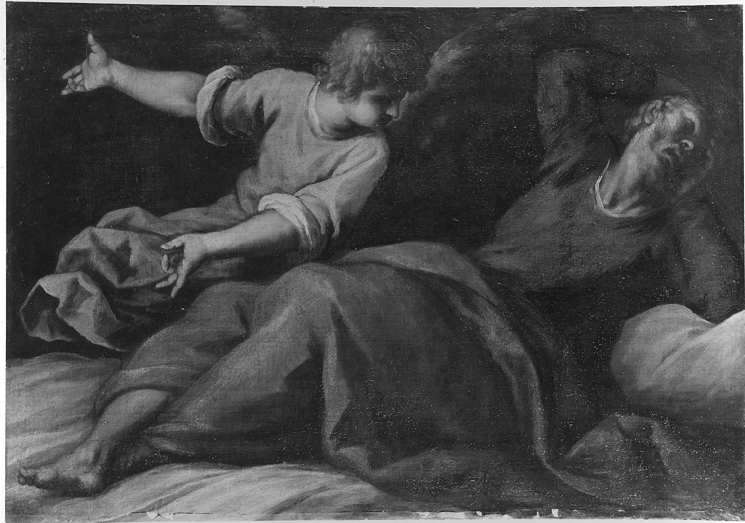 San Pietro in carcere, San Pietro in carcere (dipinto, opera isolata) di Negretti Jacopo detto Palma il Giovane (secc. XVI/ XVII)