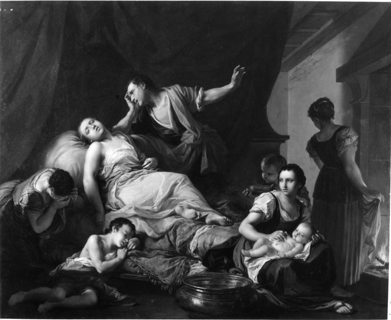 morte di Rachele (dipinto) di Cignaroli Giambettino (sec. XVIII)