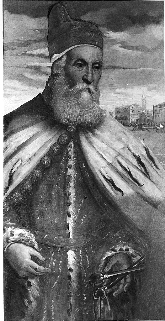 Il doge Pasquale Cicogna, ritratto d'uomo (dipinto, opera isolata) di Robusti Jacopo detto Jacopo Tintoretto (maniera) (sec. XVI)