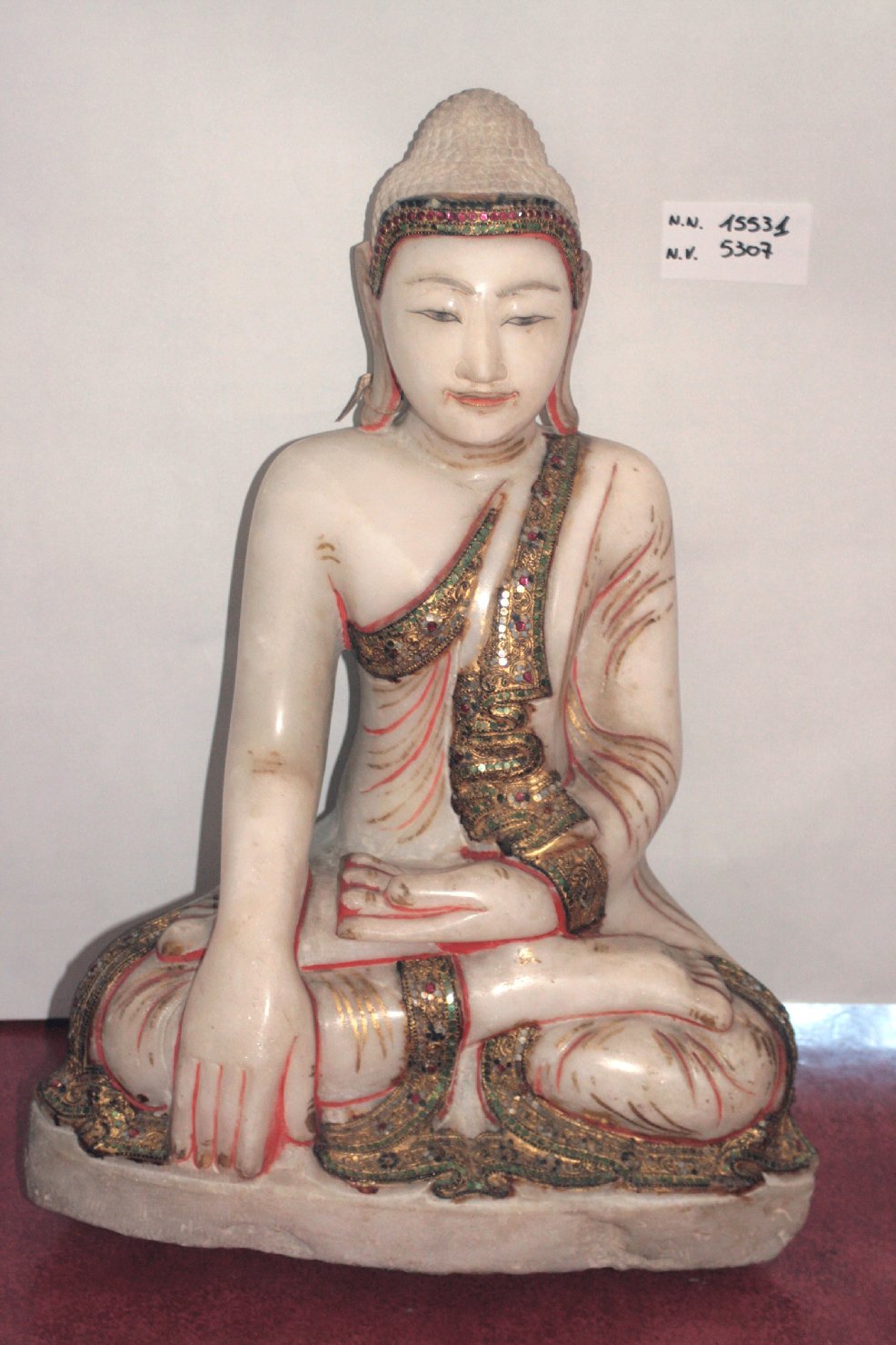 buddha (statua, opera isolata) - ambito siamese (metà sec. XIX)
