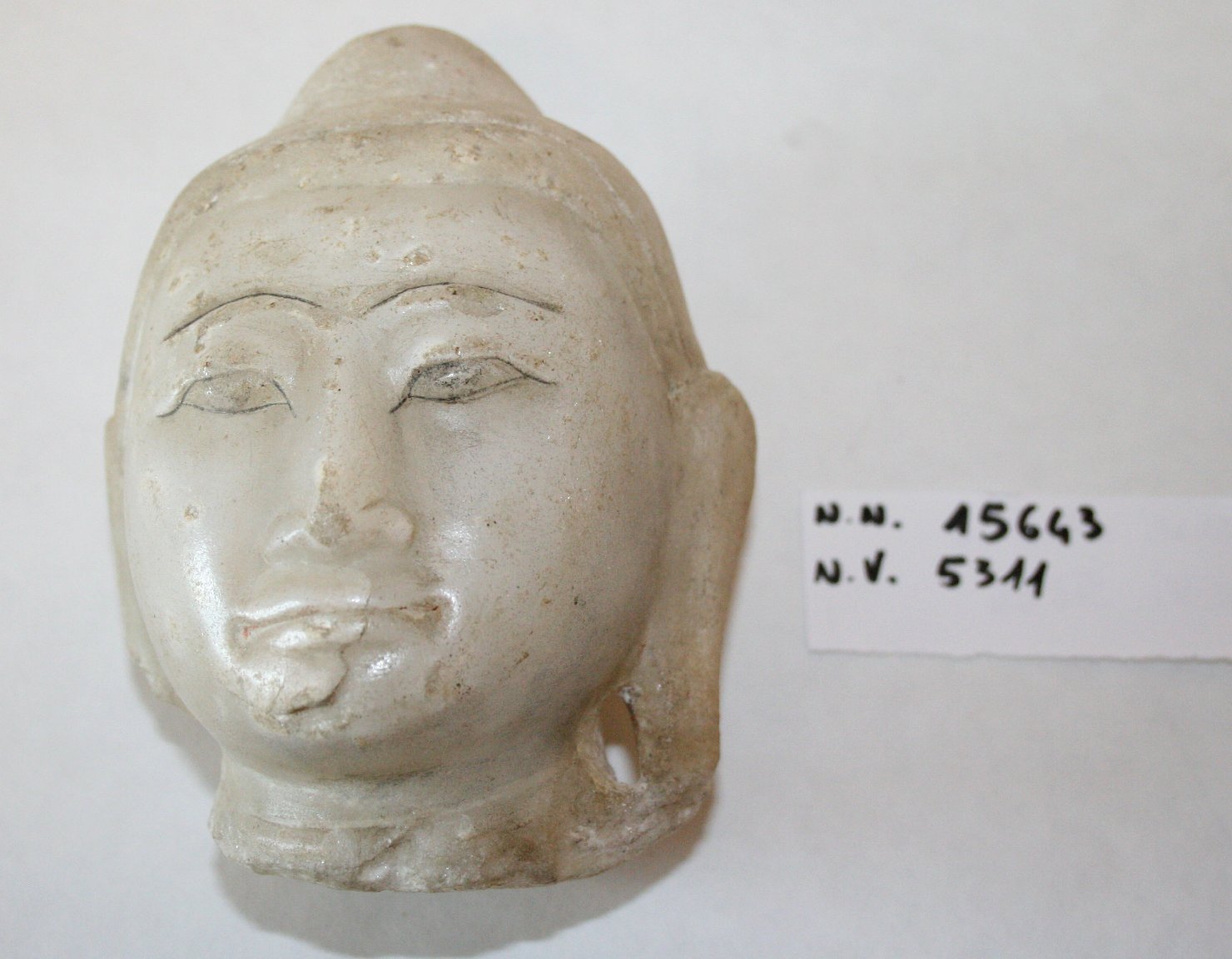 buddha (statua, frammento) - ambito birmano (inizio sec. XIX)