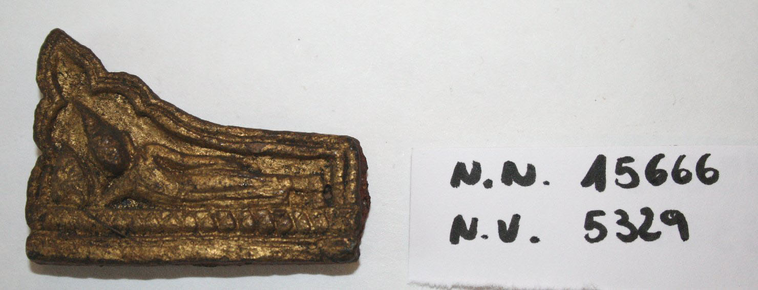 Sakyamuni (placchetta, opera isolata) - ambito siamese (fine sec. XVIII)