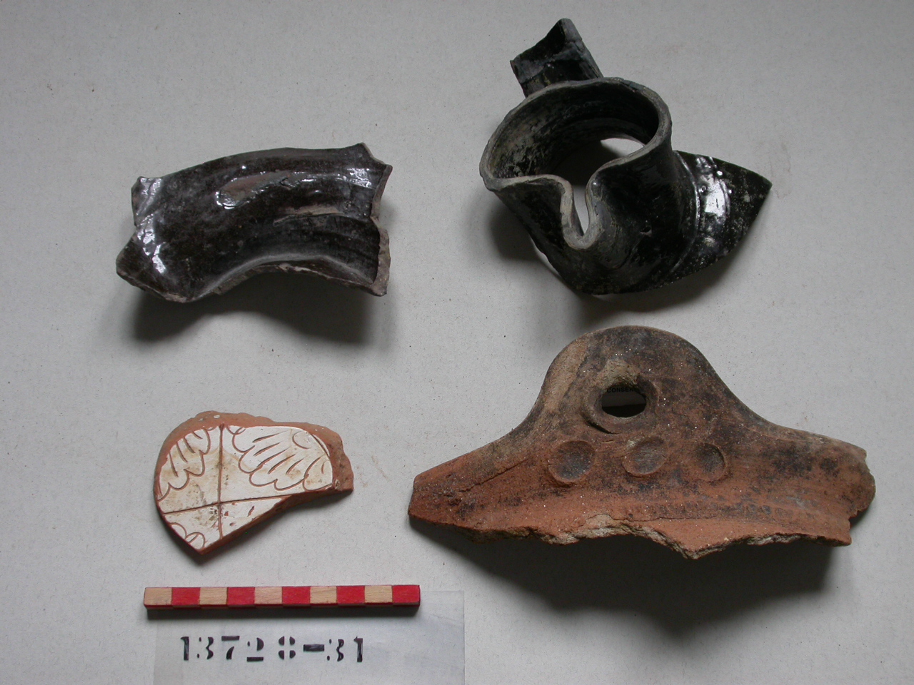 paiolo, frammento - ambito veneziano (secc. XVI/ XVII)