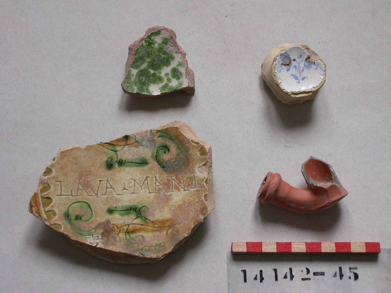 pipa, frammento - ambito veneziano (secc. XVIII/ XIX)