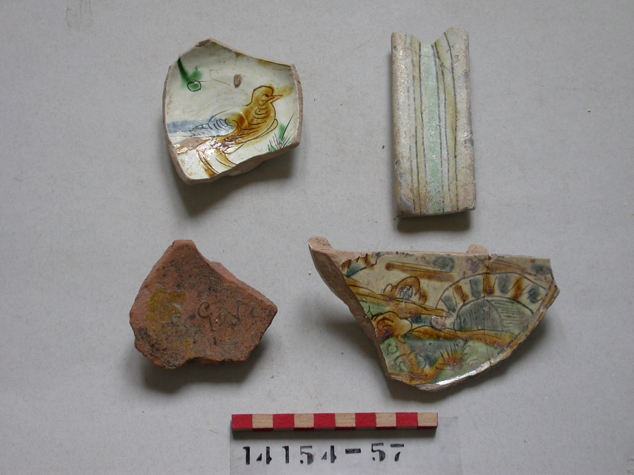 iscrizione (scodella, frammento) - ambito veneziano (secc. XVII/ XVIII)