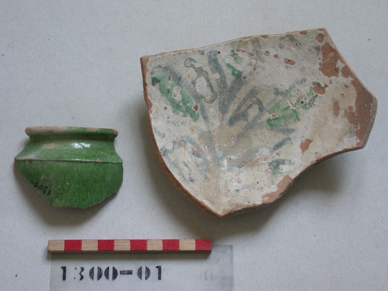 albarello, frammento - ambito veneziano (secc. XVI/ XVII)