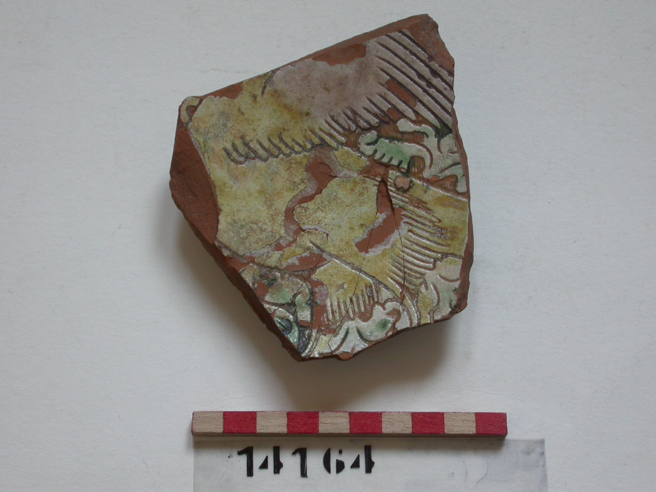 motivi decorativi zoomorfi (bacino, frammento) - ambito veneziano (sec. XV)