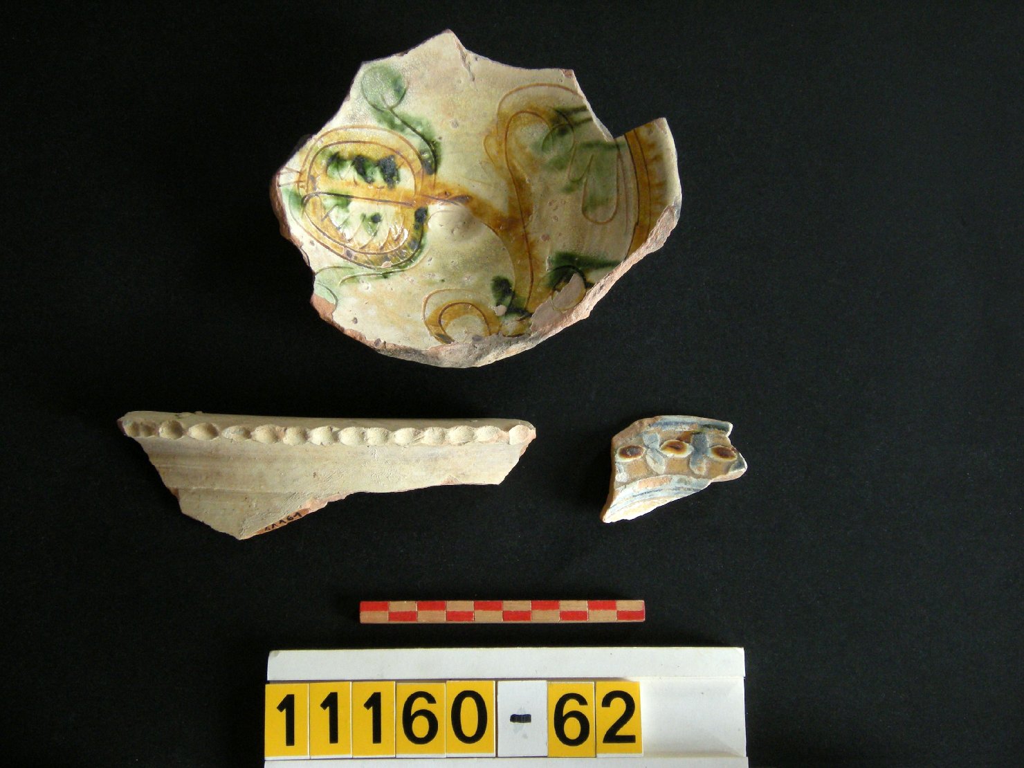 catino, frammento - ambito veneziano (secc. XVI/ XVII)