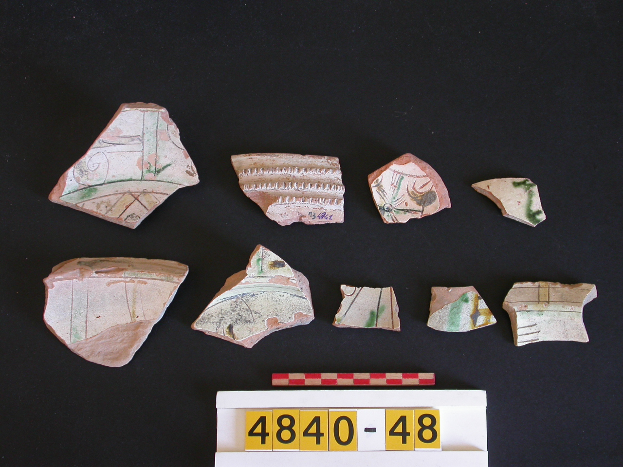 boccale, frammento - ambito veneziano (secc. XIV/ XV)