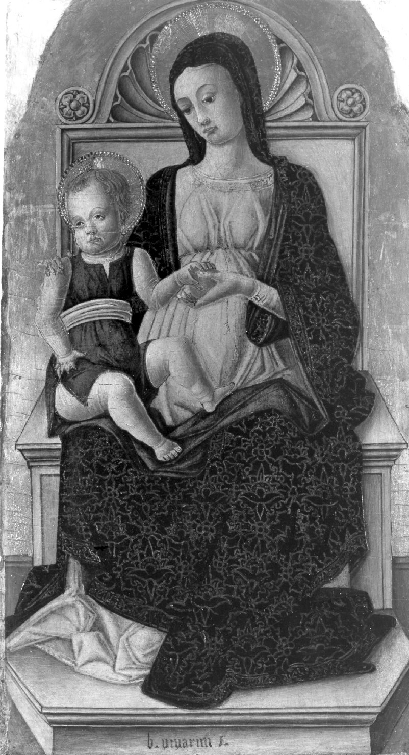 Madonna con Bambino (dipinto) di Vivarini Bartolomeo (sec. XV)
