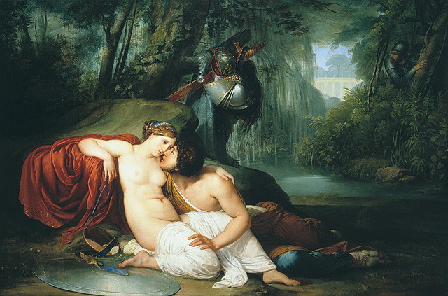Rinaldo e Armida (dipinto) di Hayez Francesco (sec. XIX)