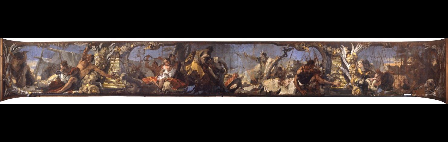 Mosè e il serpente di bronzo (dipinto) di Tiepolo Giovanni Battista (sec. XVIII)