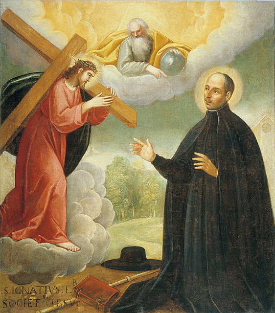 Cristo appare a Sant'Ignazio (dipinto, opera isolata) di Garzoni Giovanna (sec. XVII)