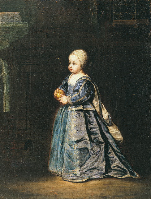Ritratto di Enrichetta, figlia del Re Carlo I d'Inghileterra (dipinto, opera isolata) di Van Dyck Anton (sec. XVII)