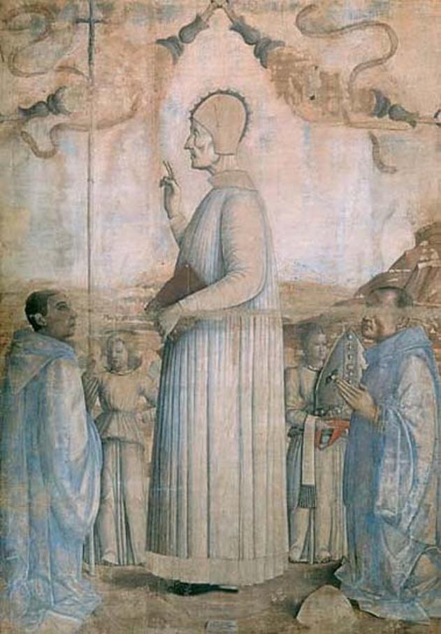 Il beato Lorenzo Giustiniani, Beato Lorenzo Giustinian (dipinto, opera isolata) di Bellini Gentile (sec. XV)