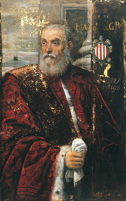 Il Procuratore Marco Grimani (dipinto, opera isolata) di Robusti Jacopo detto Jacopo Tintoretto (attribuito) (sec. XVI)