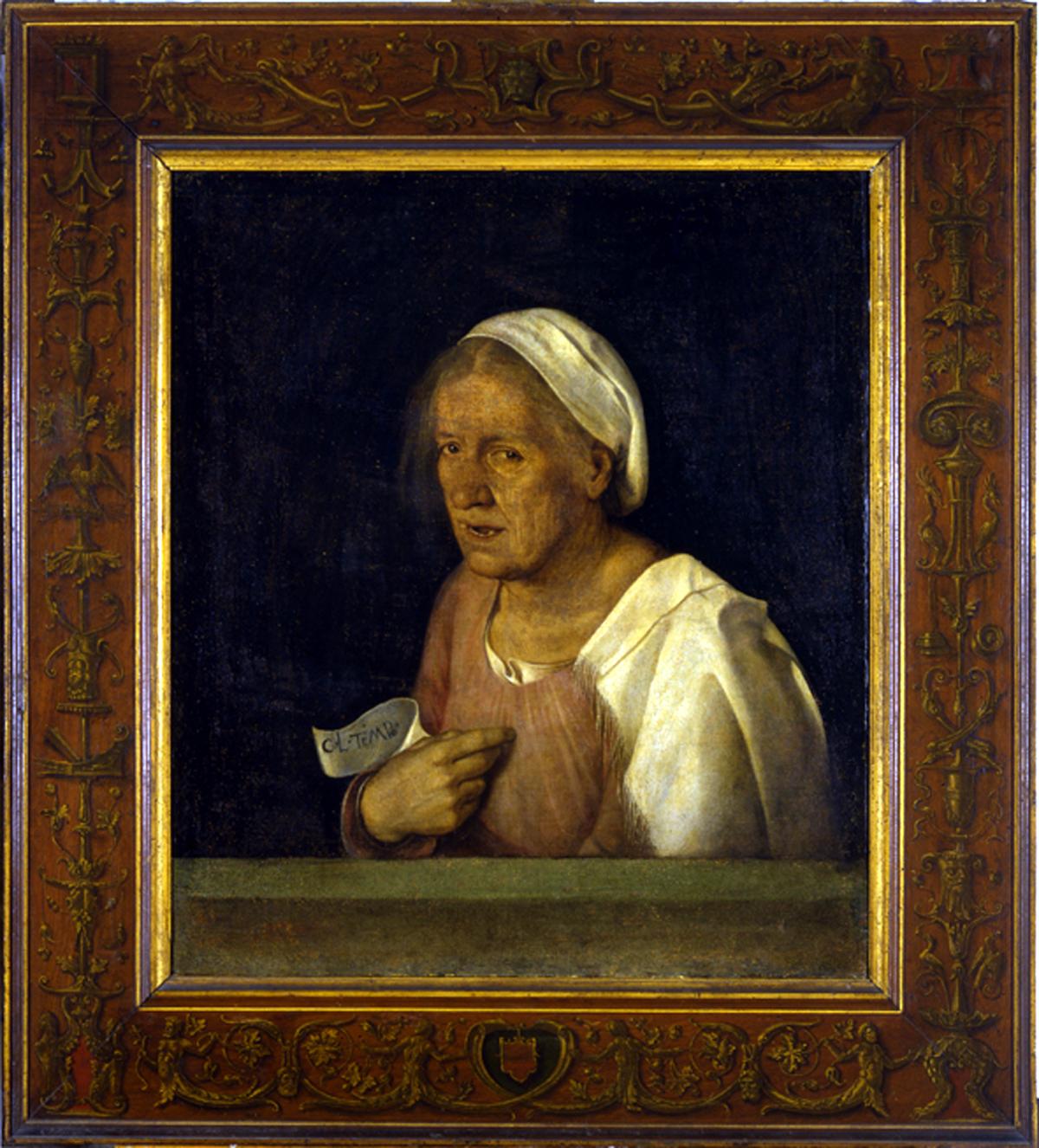 La Vecchia, figura femminile (dipinto) di Giorgione (sec. XVI)