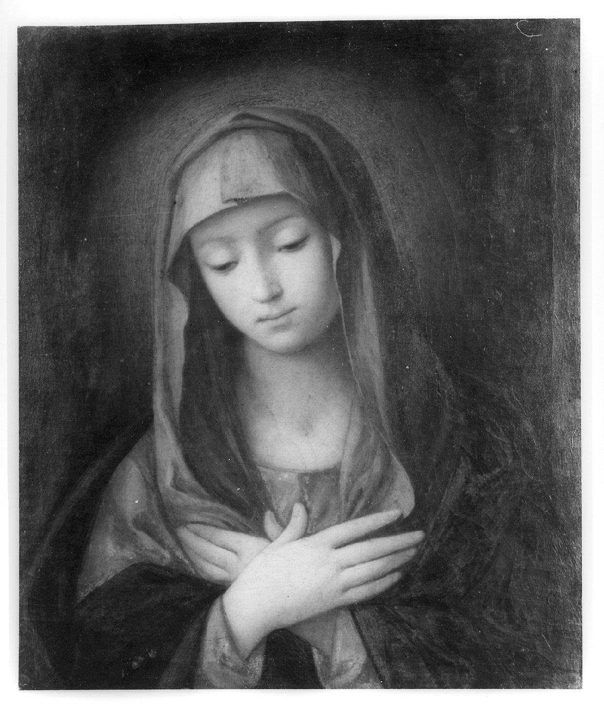 Madonna (dipinto, opera isolata) di Sirani Giovanni Andrea (sec. XVII)