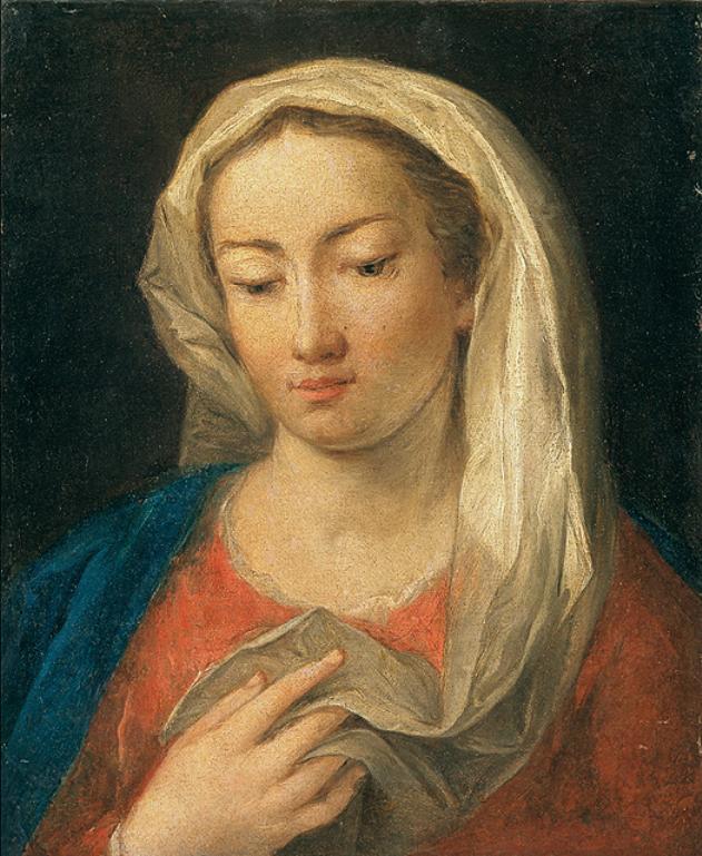 Madonna (dipinto, opera isolata) di Longhi Alessandro (inizio sec. XIX)