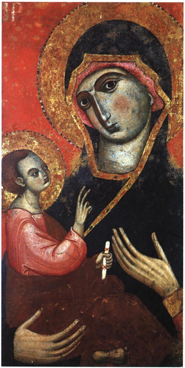 Madonna con Bambino (dipinto) - ambito veneto (sec. XIV)