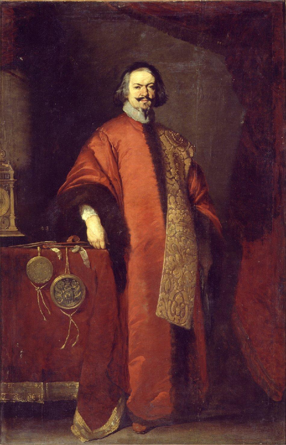 Ritratto del cavaliere Giovanni Grimani, ritratto d'uomo (dipinto) di Strozzi Bernardo (sec. XVII)