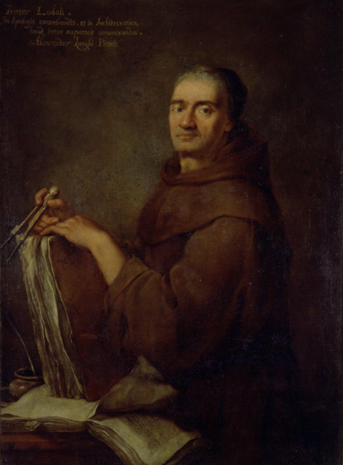 Ritratto di Carlo Lodoli, ritratto di ecclesiastico (dipinto) di Longhi Alessandro (sec. XVIII)