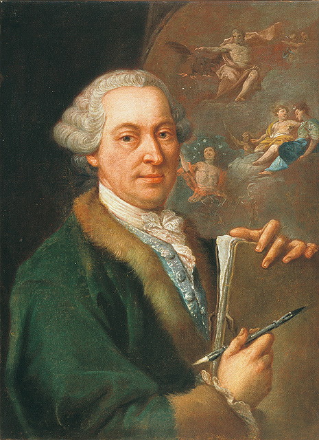 ritratto di pittore, ritratto d'uomo (dipinto, opera isolata) - ambito Italia settentrionale (sec. XVIII)