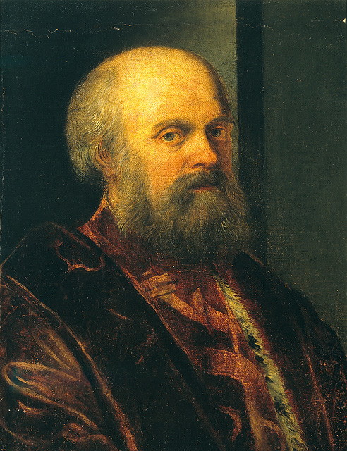 Ritratto di procuratore, ritratto d'uomo (dipinto, opera isolata) di Robusti Jacopo detto Jacopo Tintoretto (bottega) (seconda metà sec. XVI)