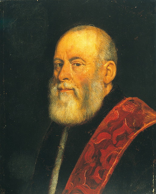 Ritratto di procuratore, ritratto d'uomo (dipinto, opera isolata) di Robusti Jacopo detto Jacopo Tintoretto (bottega) (sec. XVI)